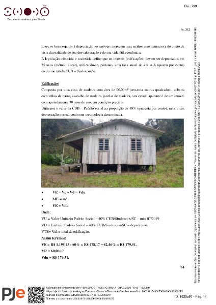 VENDA DIRETA: TERRENO RURAL, ÁREA 1.536.700m², localizado em Papanduva - SC