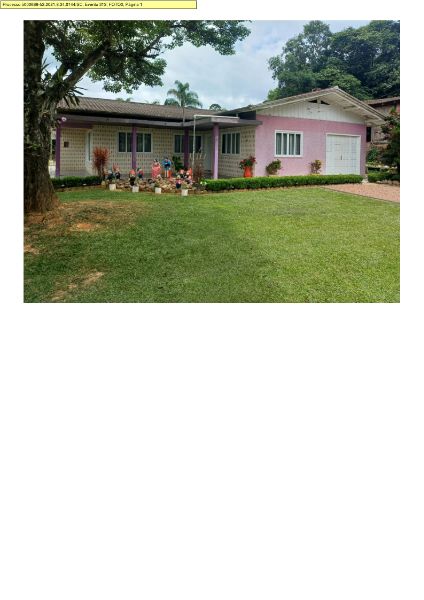 2ª PRAÇA:TERRENO URBANO ÁREA 1.510,50M² EDIFICADO, localizado em Rio Do Oeste - SC, bairro Jardim das Hortências