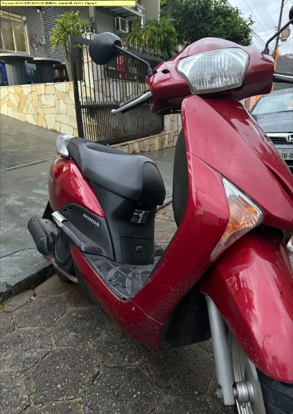2ª PRAÇA: MOTO HONDA LEAD 110, Ano/Modelo 2010