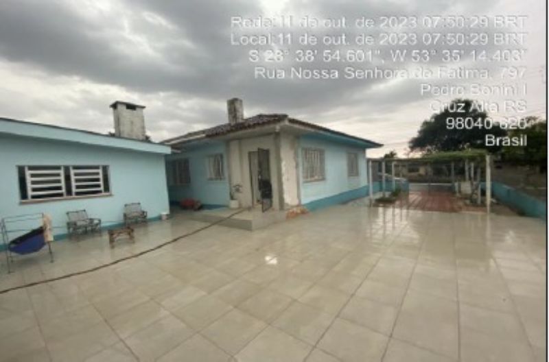 Terreno com casa em Cruz Alta/RS, localizado em Cruz Alta - RS