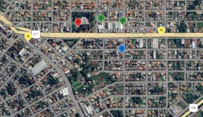 Terreno com casa em Cruz Alta/RS, localizado em Cruz Alta - RS
