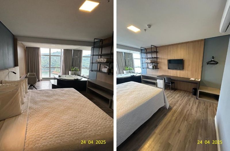 Apto n° 319 no E-Suites Resort Termas, localizado em Itá - SC