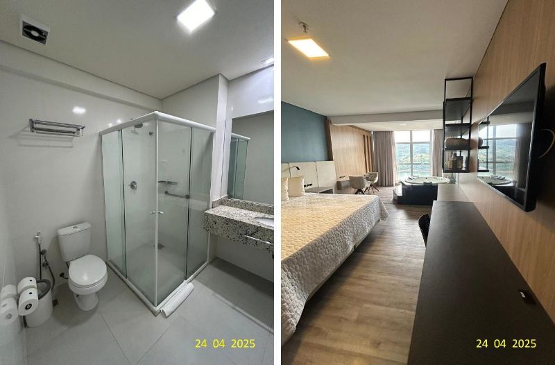 Apto n° 319 no E-Suites Resort Termas, localizado em Itá - SC