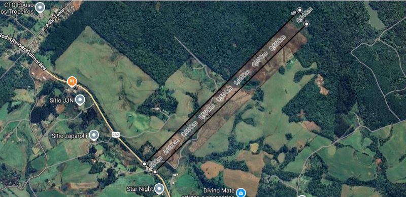 Terreno em Vargem Bonita e Ponte Serrada, localizado em Vargem Bonita - SC