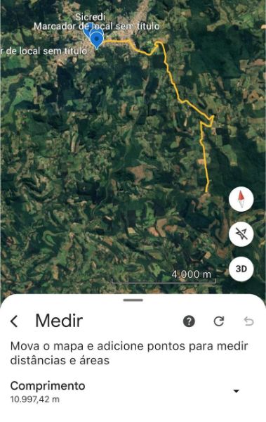 Terreno rural com área de 86.275,21m²  em Irani/SC, localizado em Irani - SC