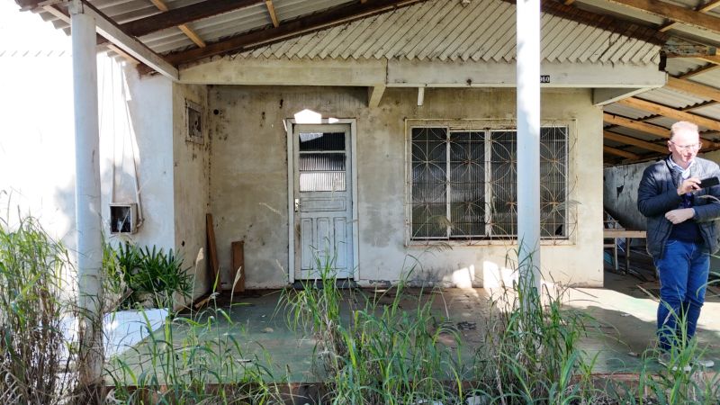 Terreno com casa em Palmitos/SC, localizado em Palmitos - SC