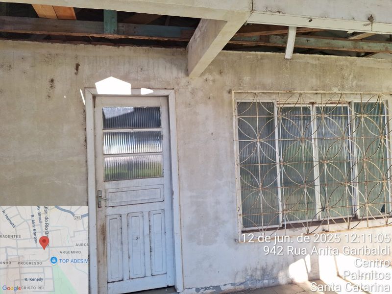 Terreno com casa em Palmitos/SC, localizado em Palmitos - SC