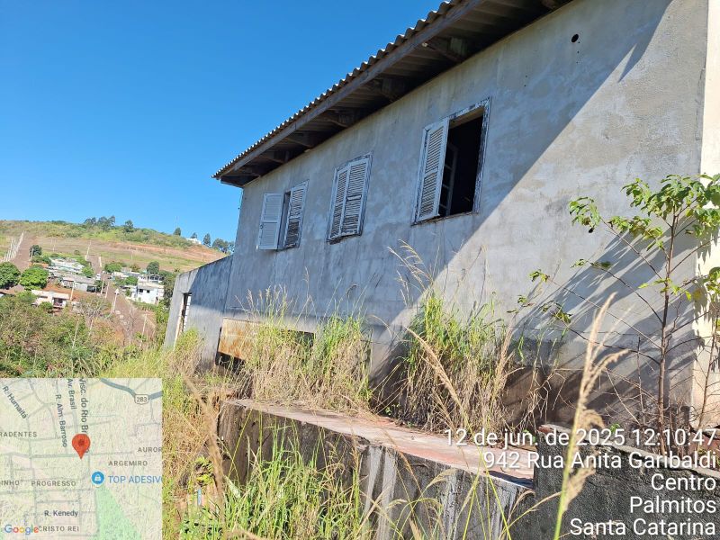 Terreno com casa em Palmitos/SC, localizado em Palmitos - SC