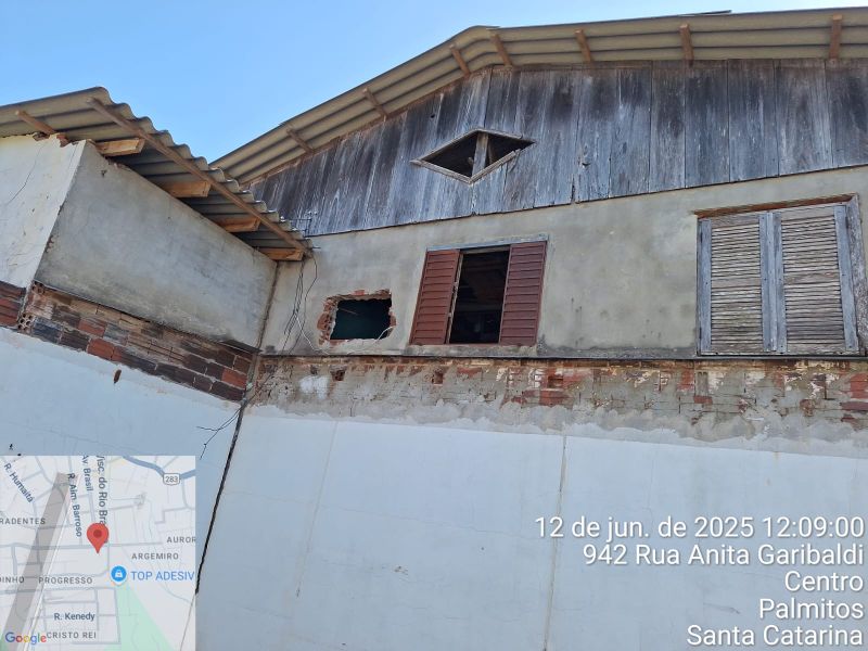 Terreno com casa em Palmitos/SC, localizado em Palmitos - SC