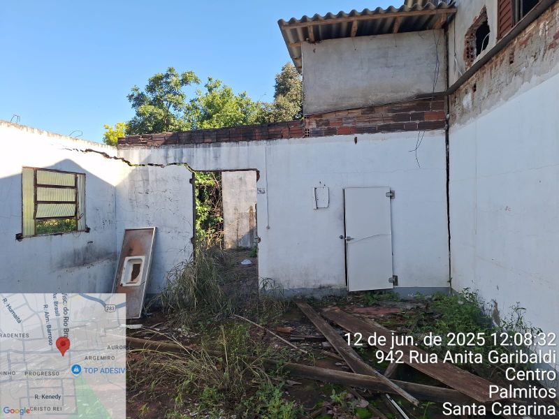 Terreno com casa em Palmitos/SC, localizado em Palmitos - SC