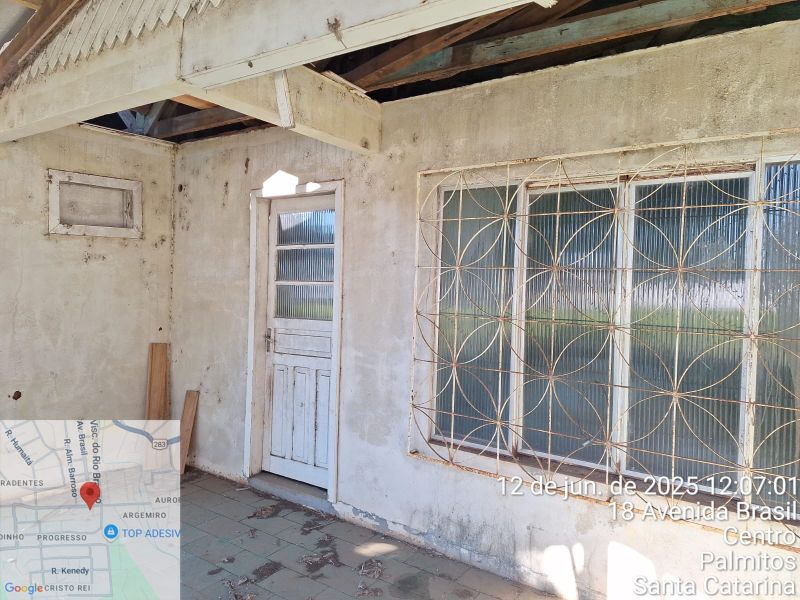 Terreno com casa em Palmitos/SC, localizado em Palmitos - SC
