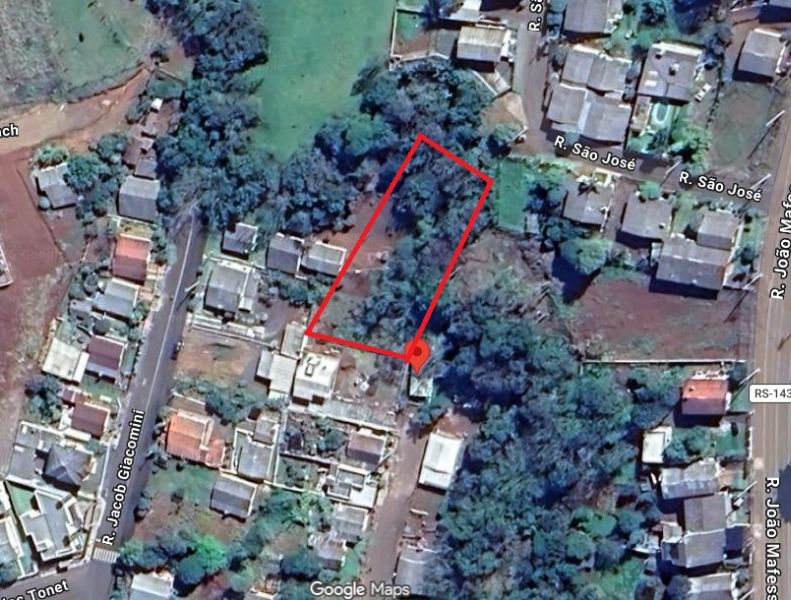 Terreno Urbano com 1.800m² em Constantina/RS, localizado em Constantina - RS
