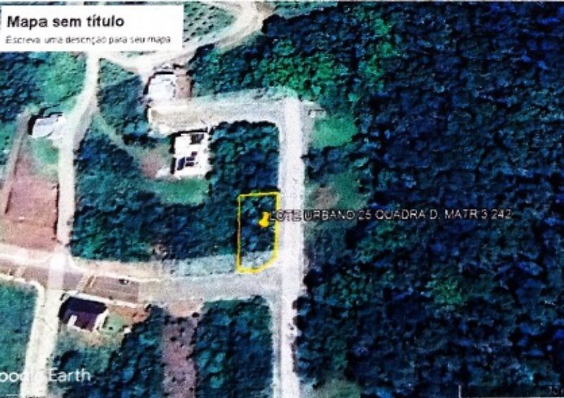 Terreno urbano com 403,15 m², localizado em Arabutã - SC, bairro Centro