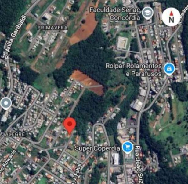 Terreno Lot. Bela Vista, com área de 401,227m², localizado em Concórdia - SC, bairro Vista Alegre
