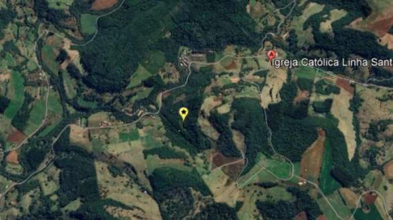 Área rural com 59.200,63m² em Linha Santana, localizado em Ipira - SC