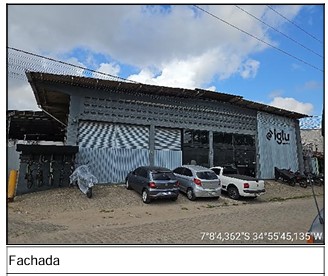 Galpao : AREA_PRIVATIVA: 800: AREA_TERRENO, localizado em Bayeux - PB