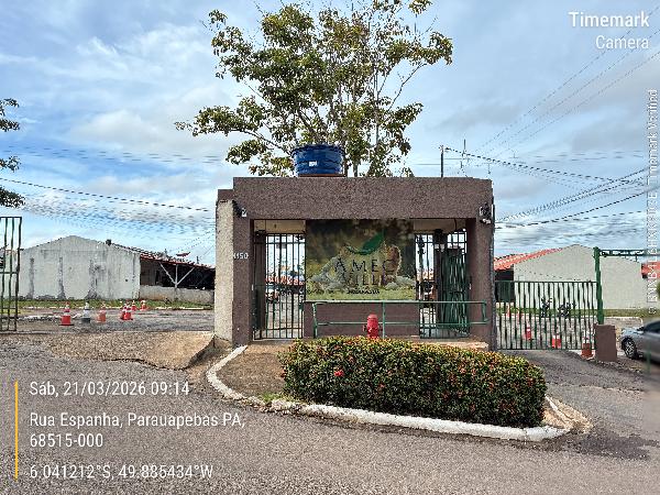 Casa : AREA_PRIVATIVA: 64,4: AREA_TERREN, localizado em Parauapebas - PA