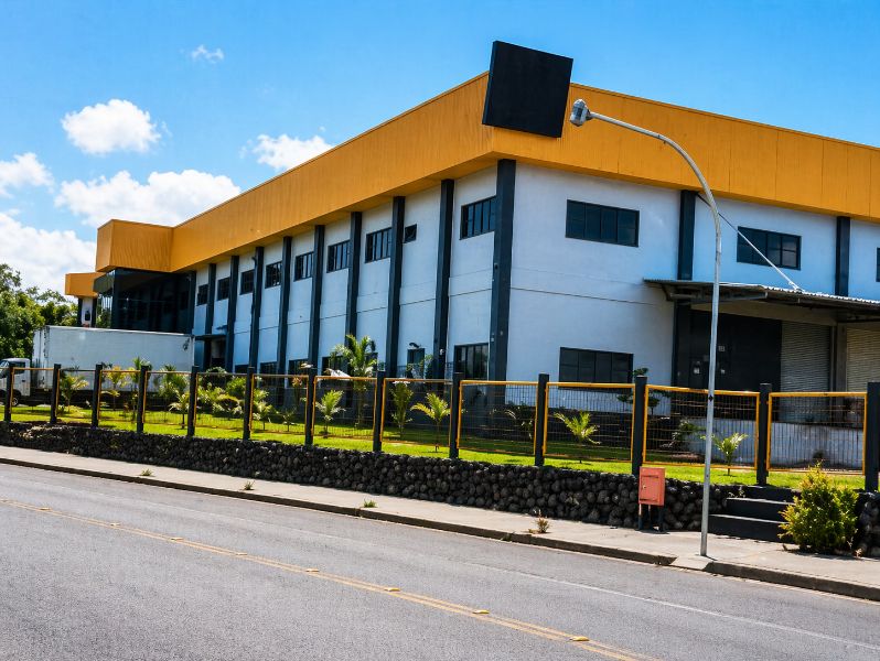 Imóvel com 18.652,88 m² área const de 7.639,23m², localizado em Saudades - SC, bairro Industrial