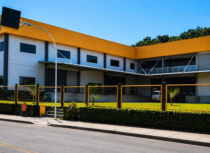 Imóvel com 18.652,88 m² área const de 7.639,23m², localizado em Saudades - SC, bairro Industrial