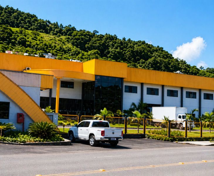 Imóvel com 18.652,88 m² área const de 7.639,23m², localizado em Saudades - SC, bairro Industrial