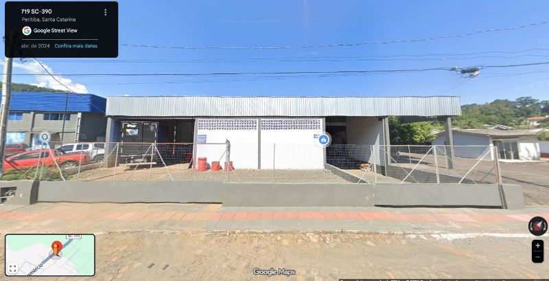 Terreno de 884,25m² com Barracão 656,00m², localizado em Peritiba - SC, bairro Centro