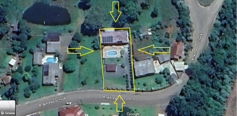 Terreno com 978,64 m² com casa de 198,25m², localizado em Alto Bela Vista - SC, bairro Centro