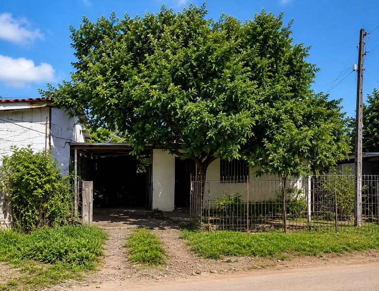 Terreno com 340,00m² mais casa 66,63m², localizado em São Luiz Gonzaga - RS