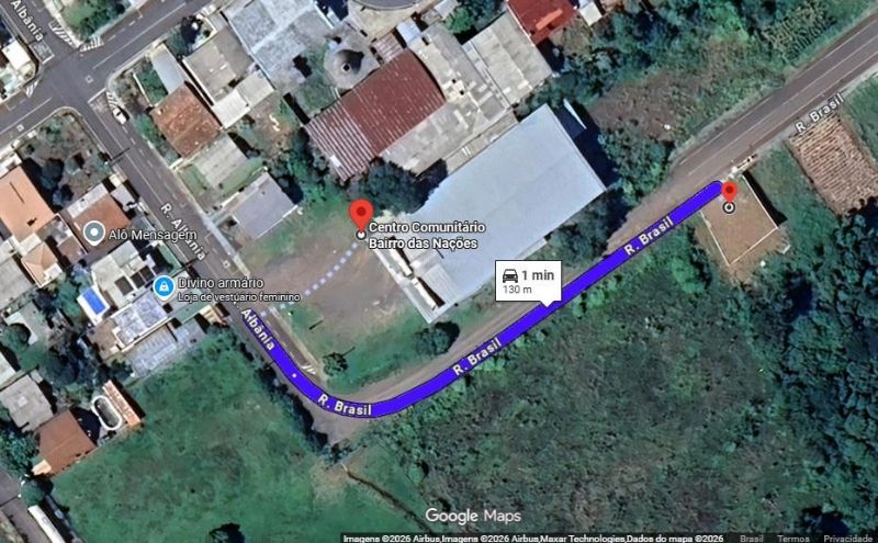 Terreno Bairro Nações com 360,20 m², localizado em Concórdia - SC, bairro Nações