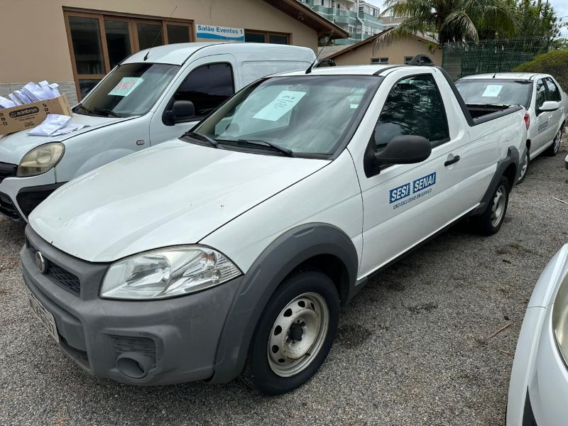 FIAT STRADA WORKING BRANCO - PLACA MLV-6137- CHASS