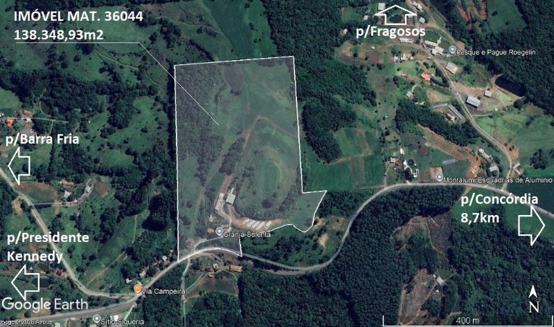 Imagem do imóvel Àrea rural com 138.348,93m² em Presidente Kenedy