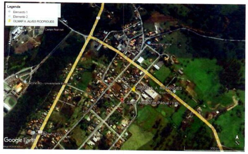 Terreno urbano com 606,00m², localizado em Irati - PR, bairro Riozinho