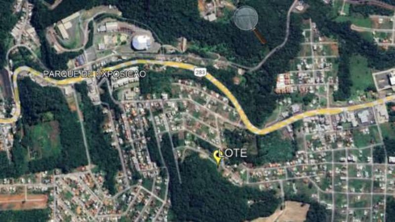 Terreno Urbano com área de 409,40 m², localizado em Concórdia - SC, bairro São Cristóvão