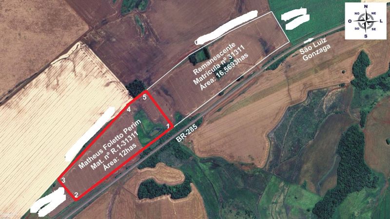 Imagem do imóvel Terreno Rural com 120.000m²
