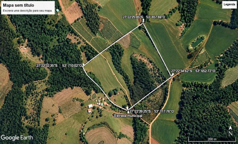 Imagem do imóvel Terreno com 106.500,00m² Linha São Valentim