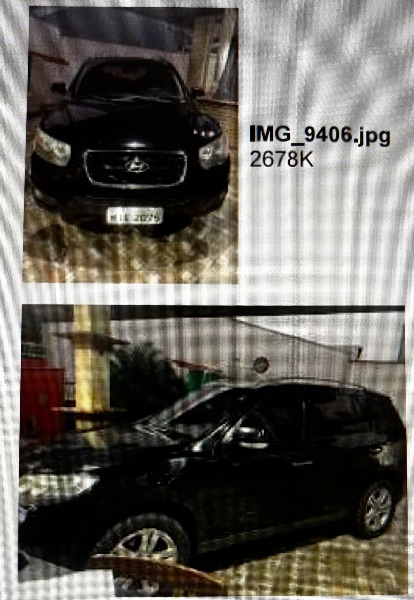 Veículo Hyundai Santa Fe Hyundai Santa Fe 3.5 2010 Preta 2010 em leilão
