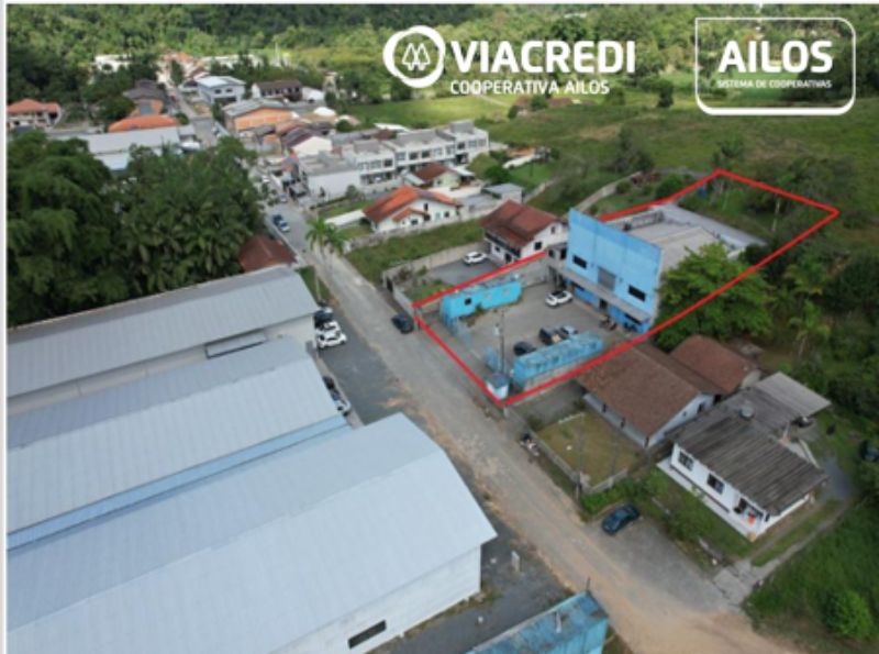 LEILÃO EXTRA JUDICIAL - VIACREDI - Galpão, localizado em Blumenau - SC, bairro Testo Salto