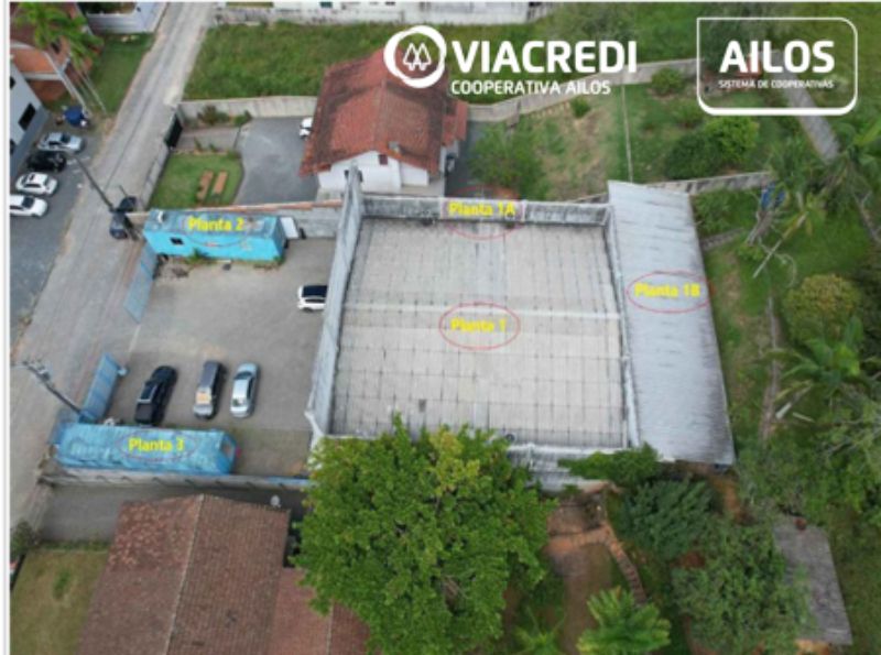 LEILÃO EXTRA JUDICIAL - VIACREDI - Galpão, localizado em Blumenau - SC, bairro Testo Salto