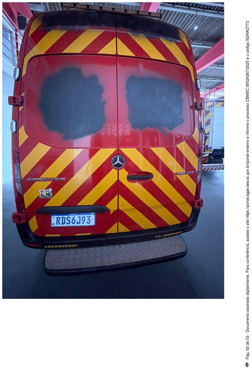 AUTOMOVEL I/M.Benz Sprinter TCA AMB Ano: 2019/2020 — foto 3 de 4