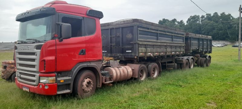 Veículo SAAB-SCANIA Scania Scania G420 + Bitrem caçamba 2009 2009 em leilão