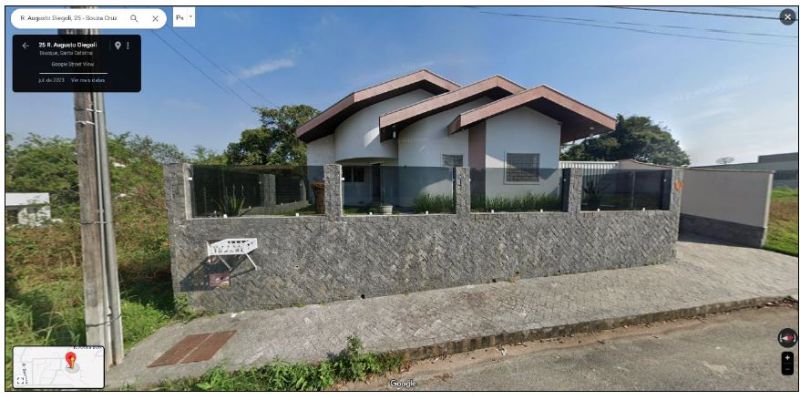 CASA EM BRUSQUE- Rua Augusto Diegoli, nº 25, bairr, localizado em Brusque - SC