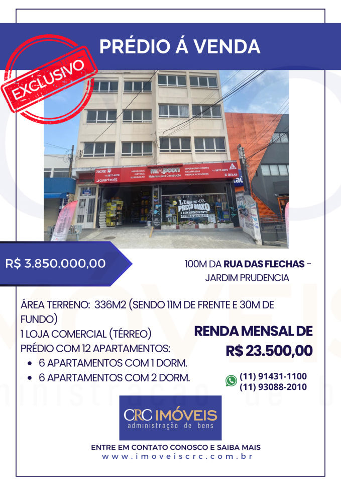 Prédio para Venda - Cidade Ademar