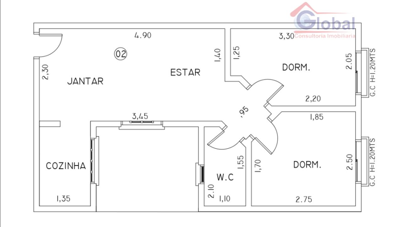 Apto Sem Condominio para Venda - JARDIM DO ESTÁDIO