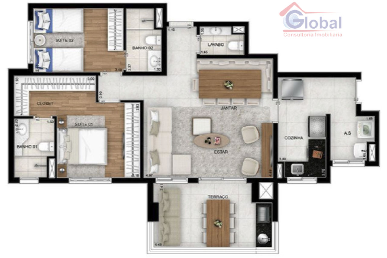 Apartamento para Venda - CENTRO