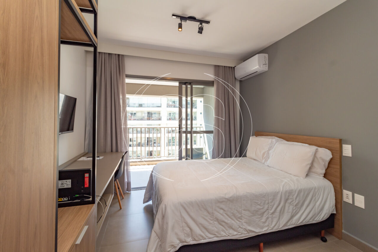 STUDIO 26m² MOBILIADO LOCAÇÃO - MOEMA INDIOS