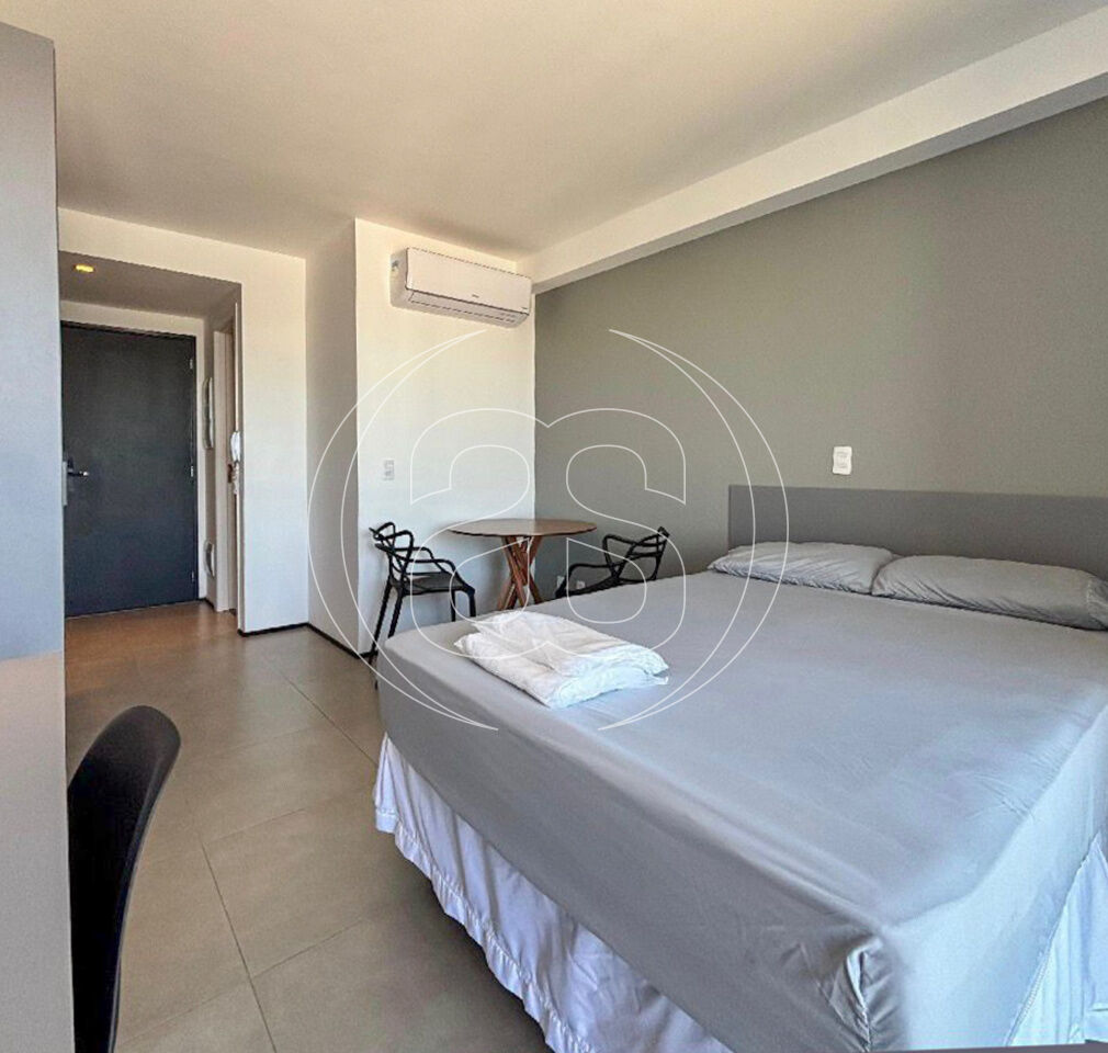 Studio residencial à venda e locação em Moema Índios, com 25m², 1 dormitório e 1 suíte!