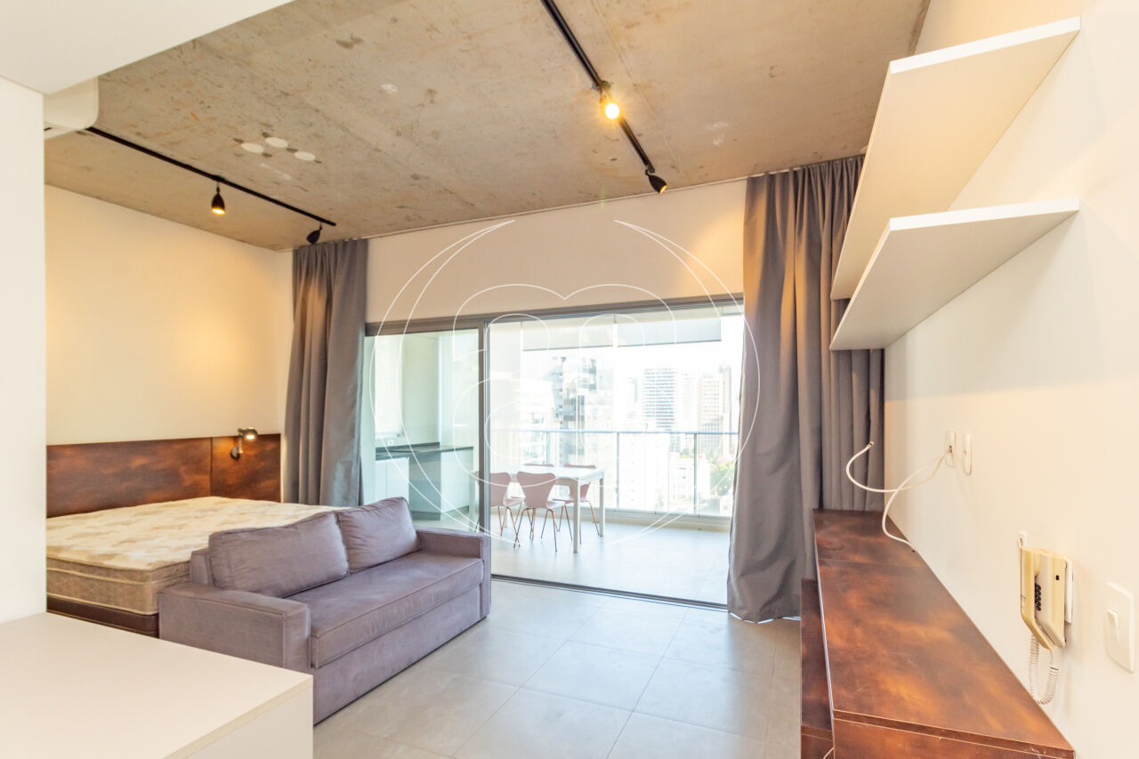 NOVO APARTAMENTO LOCAÇÃO 44m², 1 QUARTO, VARANDA e 1 VAGA - MOEMA NDIOS E GARAGEM