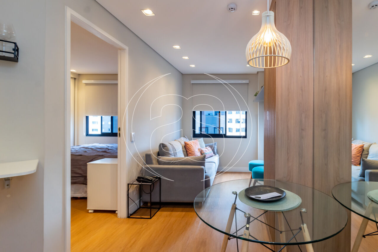 FLAT VENDA MOEMA INDIOS - MOBILIADO - 30M², 1 DORMITÓRIO ESPAÇOSO, 1 VAGA