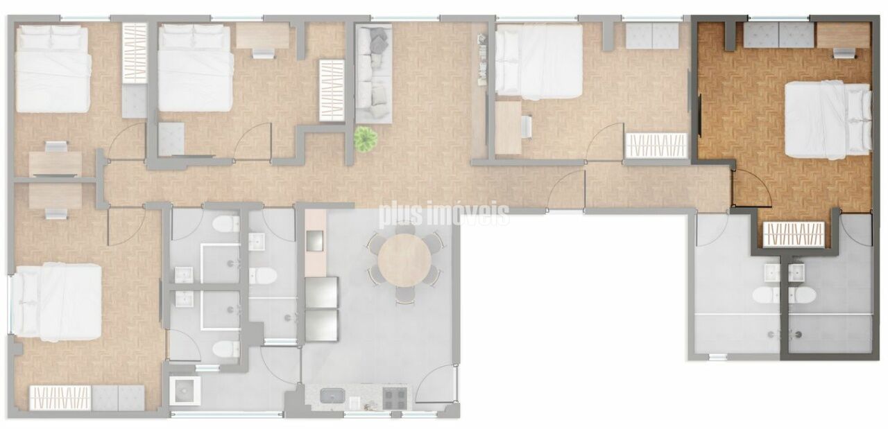 Apartamento, 5 quartos, 158 m² - Foto 9