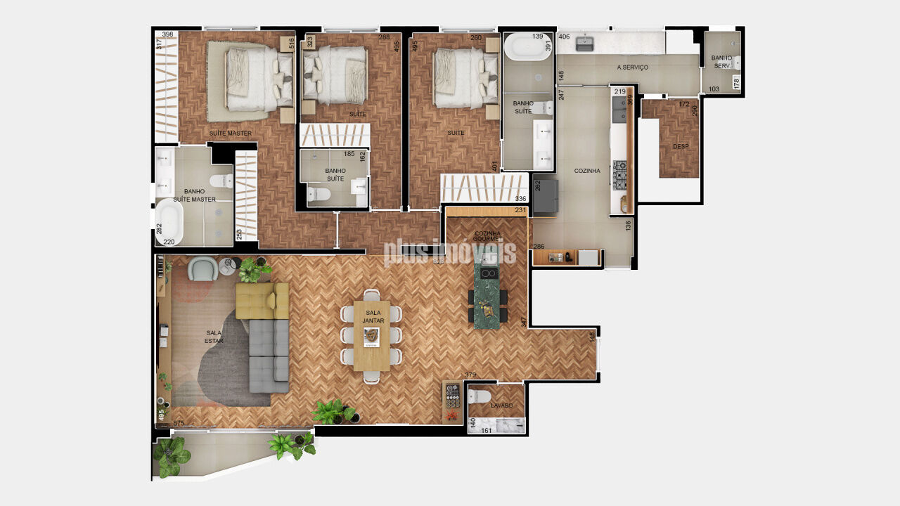 Apartamento, 3 quartos, 169 m² - Foto 12