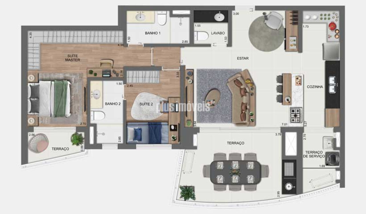 Apartamento, 3 quartos, 107 m² - Foto 42